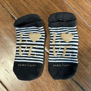 Pure Barre LOVE Sticky Socks